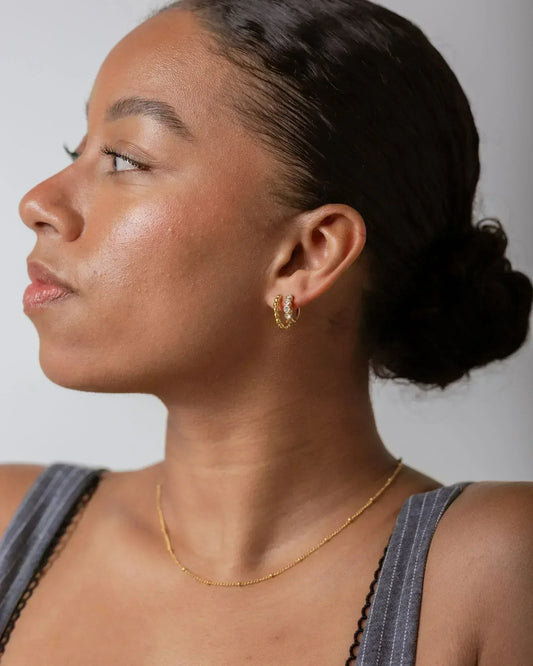 Waterproof Elise Hoops - Sunny Sunday