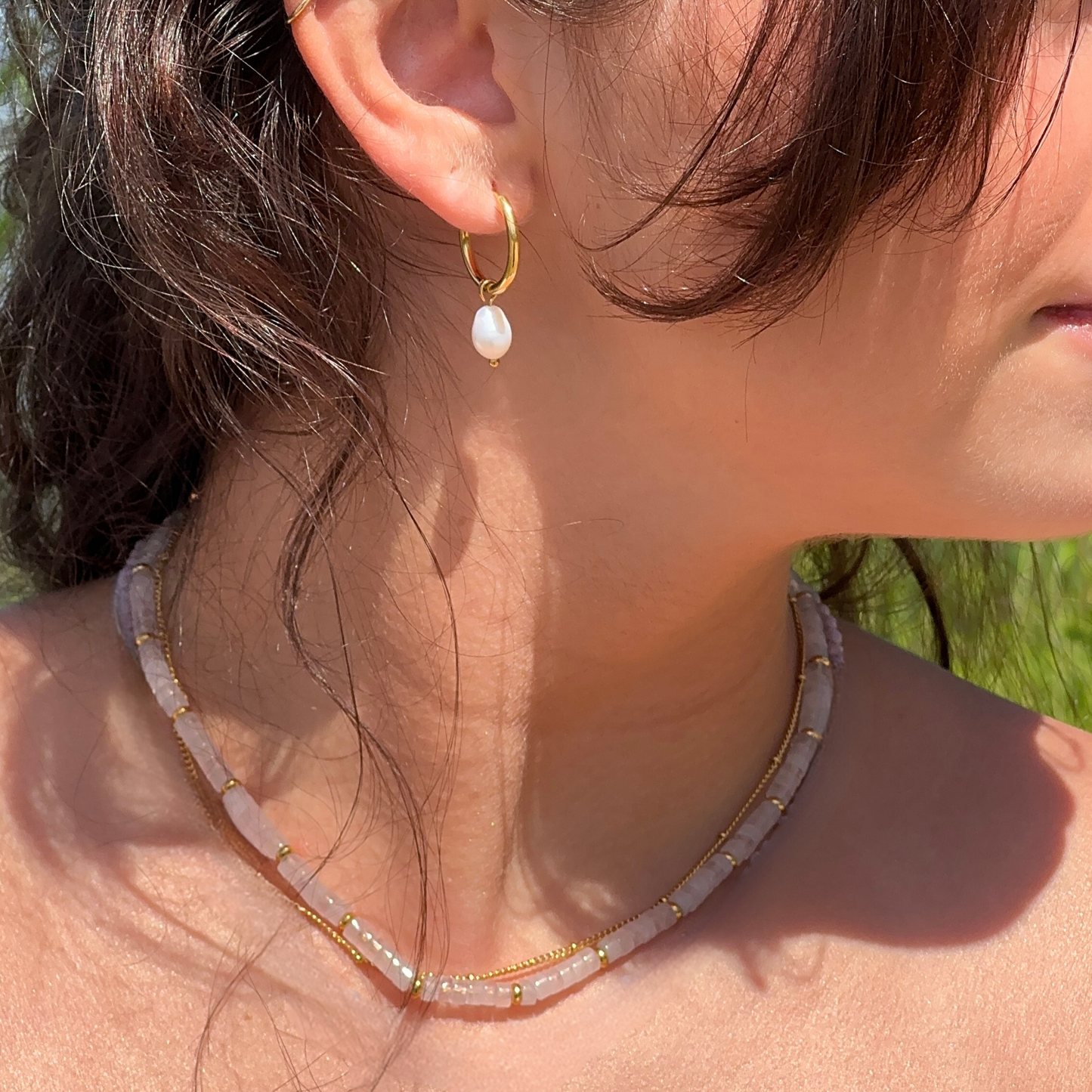 Boucles d'oreilles Perles