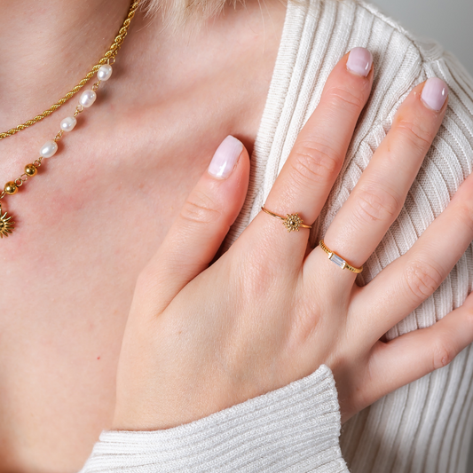 Bague Ajustable « Golden Hour »