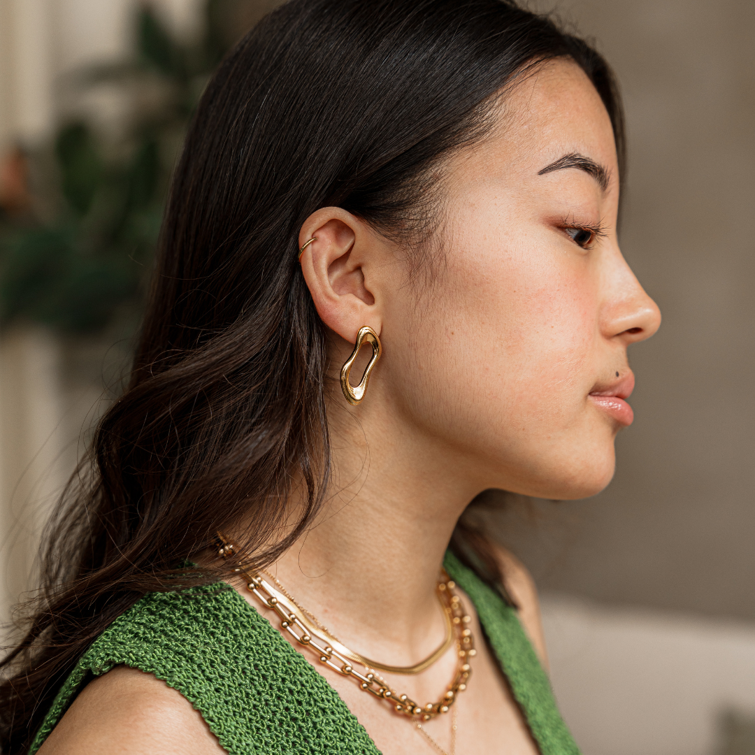 Boucles d'oreilles rétro