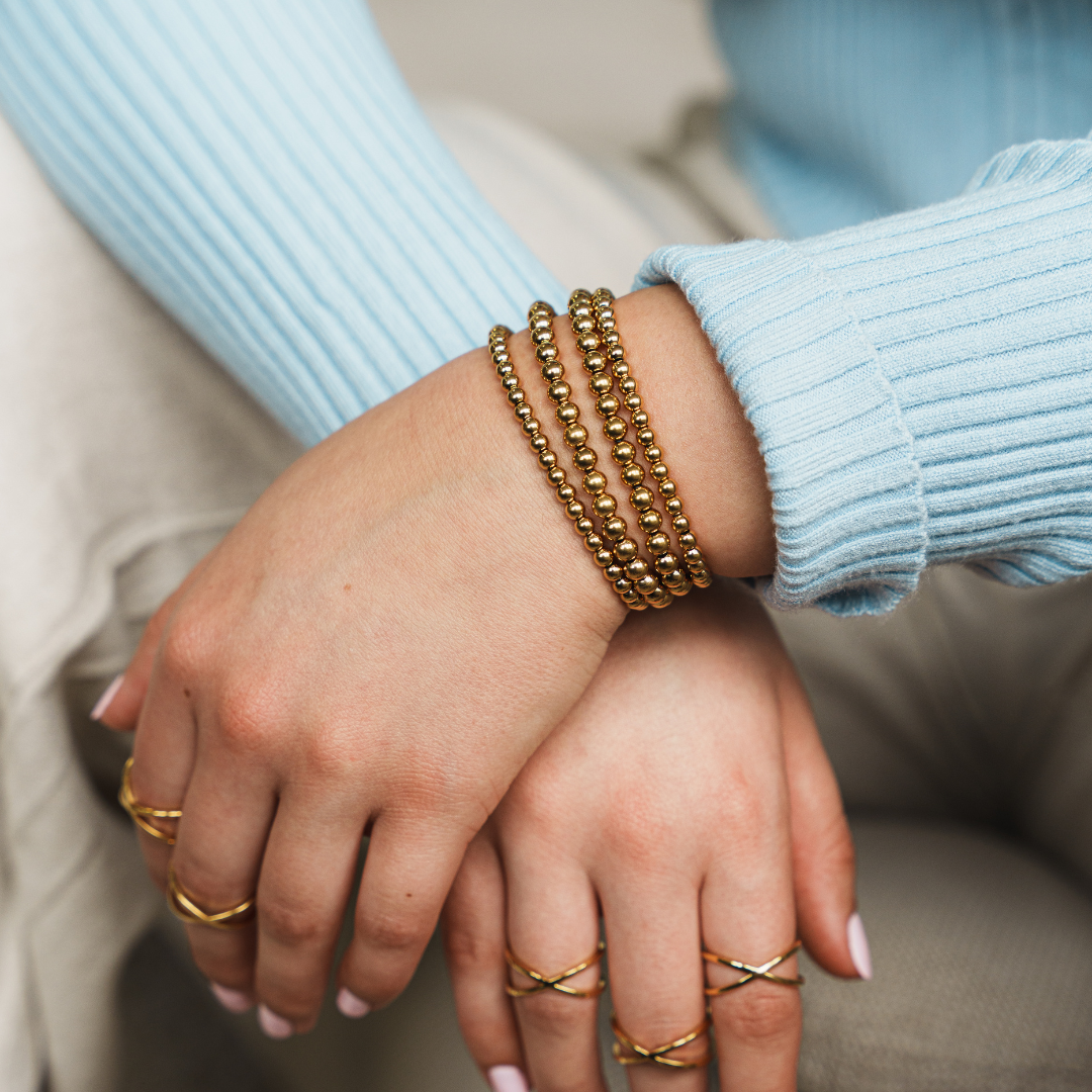 Bracelet en billes Euro