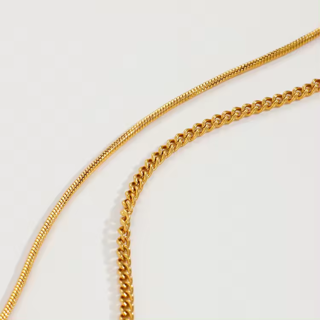 Collier Superposé Double