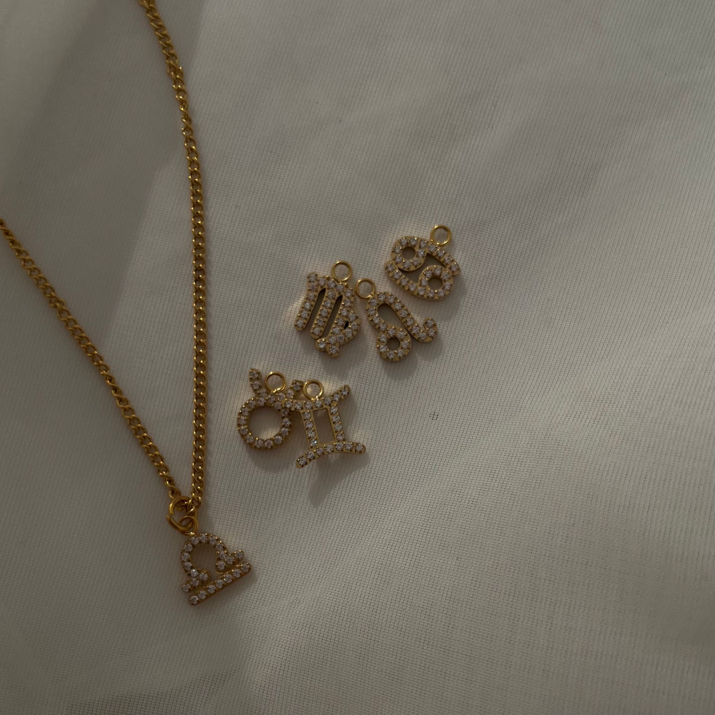 Pavé Zodiac Necklace