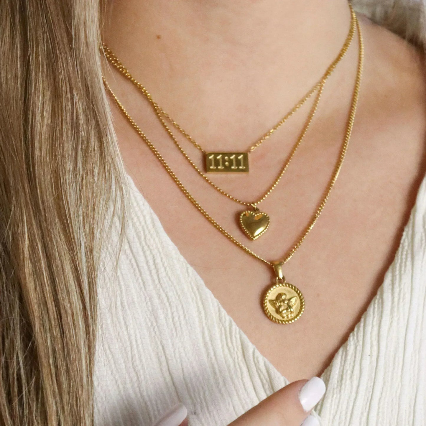 Waterproof Guardian Angel Necklace - Sunny Sunday