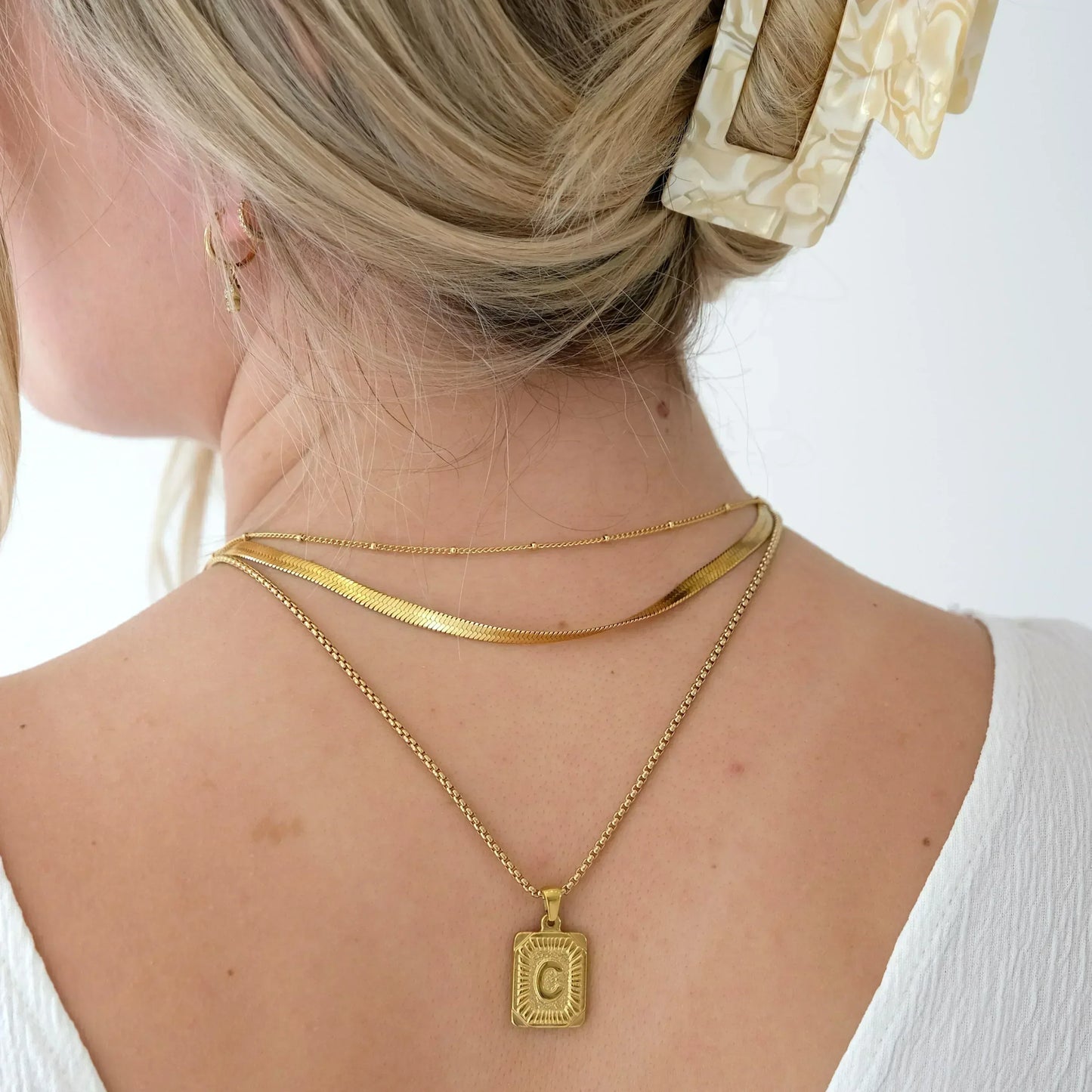 Waterproof Say My Name Necklace - Sunny Sunday