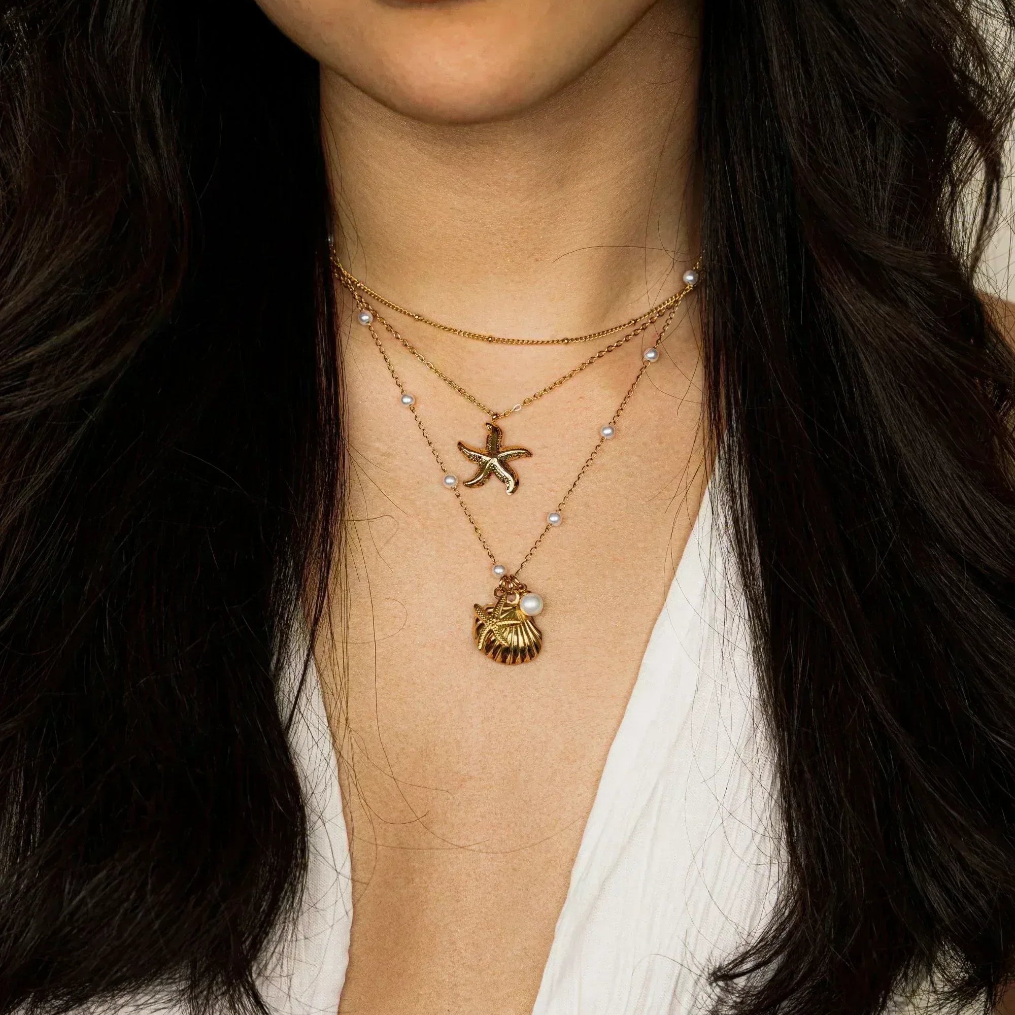 Waterproof Starfish Necklace - Sunny Sunday