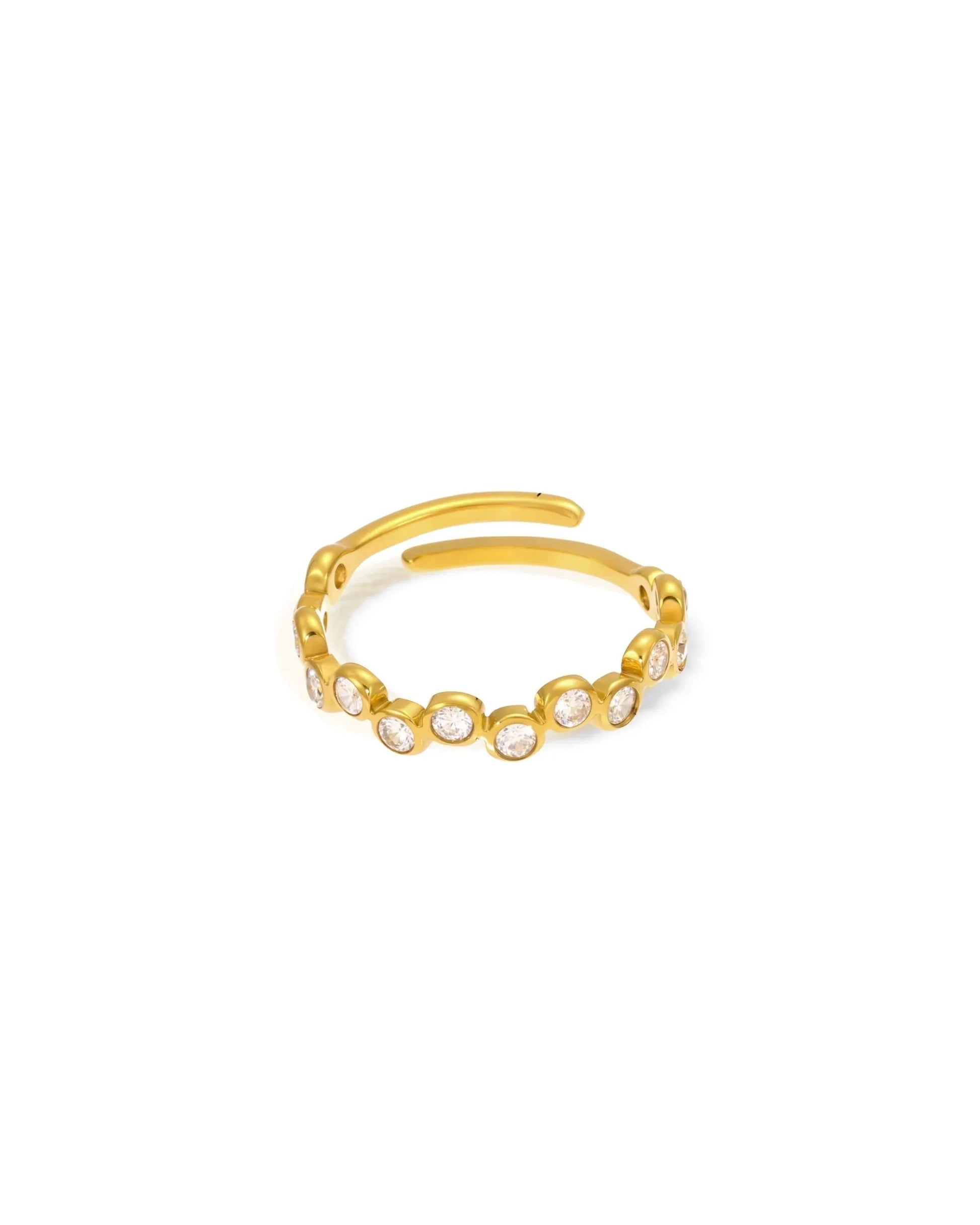 Waterproof Elise Adjustable Ring - Sunny Sunday