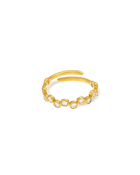 Waterproof Elise Adjustable Ring - Sunny Sunday