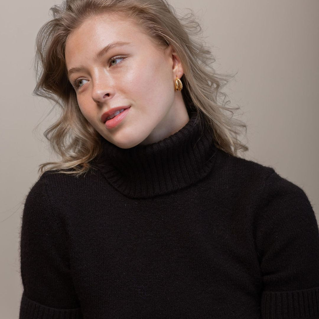 Waterproof Ana Hoop Earrings - Sunny Sunday