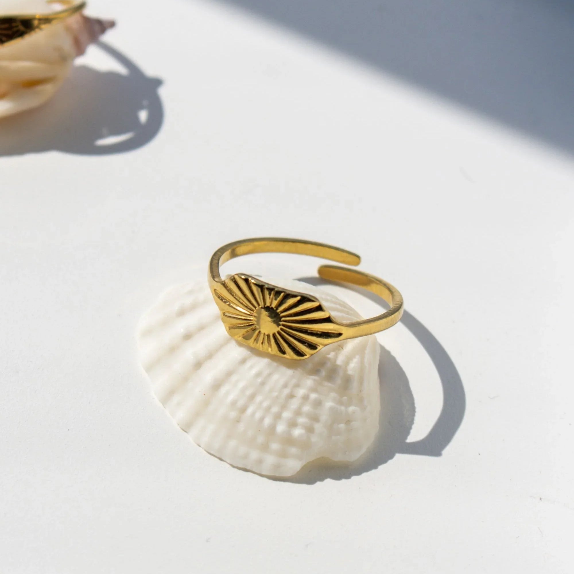 Waterproof Solea Adjustable Ring - Sunny Sunday