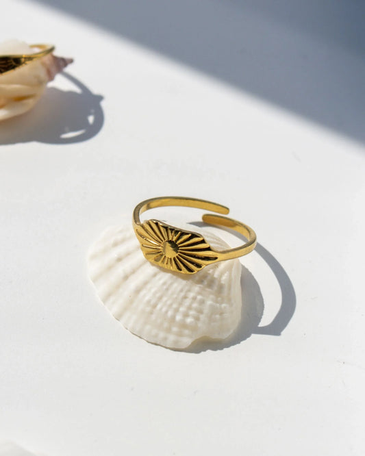 Waterproof Solea Adjustable Ring - Sunny Sunday