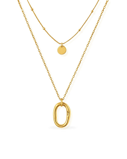 Waterproof Amalfi Layered Necklace - Sunny Sunday