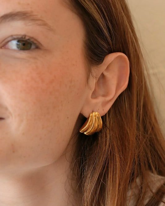 Waterproof Coastal Stud Earrings - Sunny Sunday