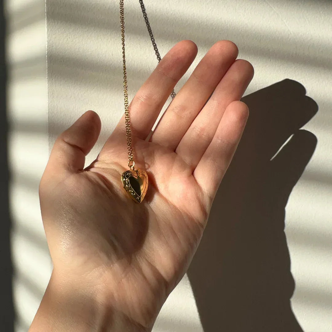 Waterproof Heart Locket Pendant - Sunny Sunday