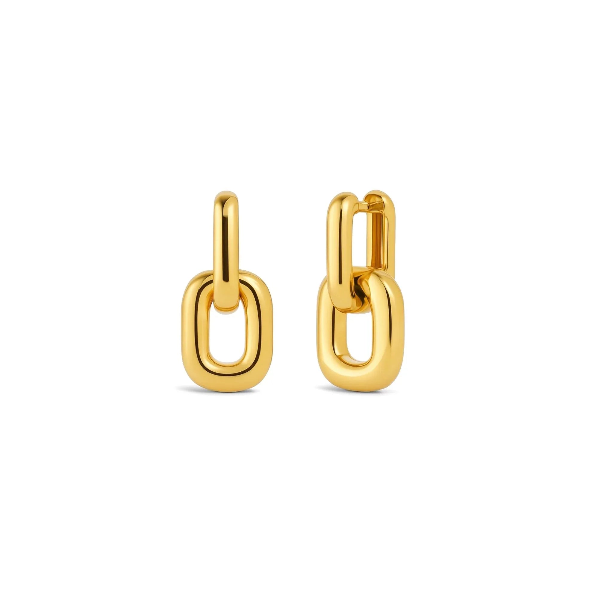 Waterproof Izzie Double Hoops - Sunny Sunday