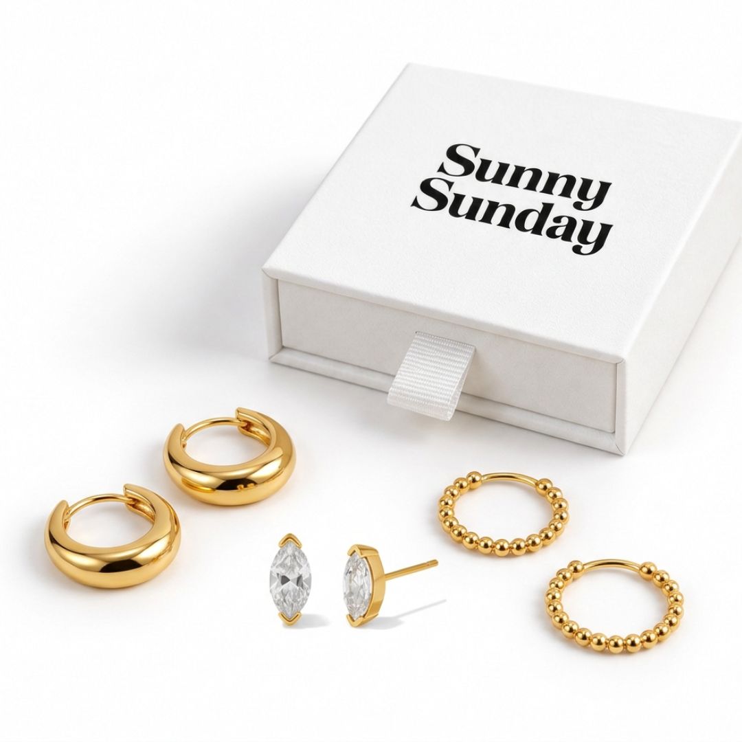 Everyday Hoop Earrings Bundle