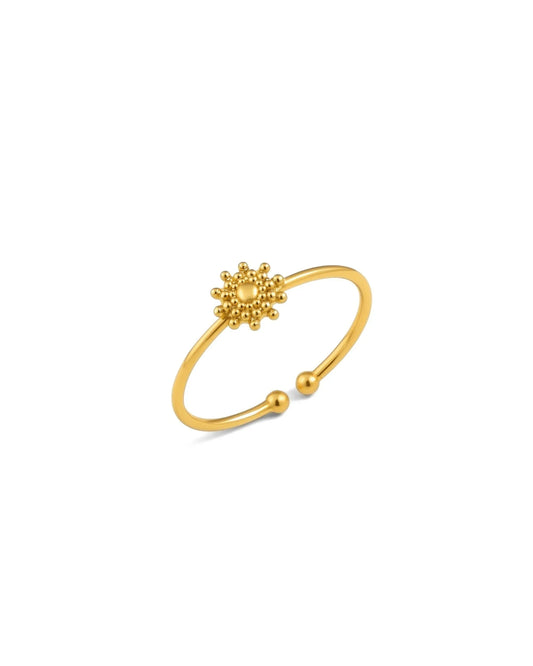 Waterproof Golden Hour Adjustable Ring - Sunny Sunday