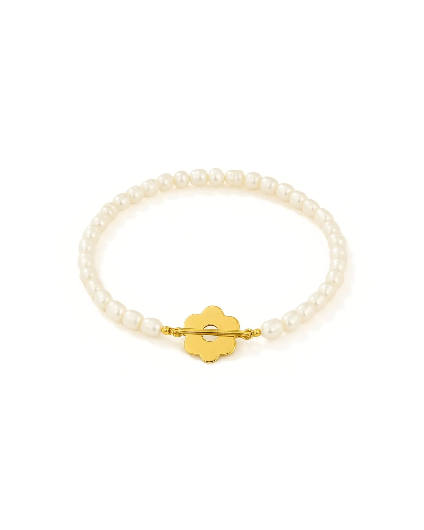 Waterproof Daisy Pearl Bracelet - Sunny Sunday