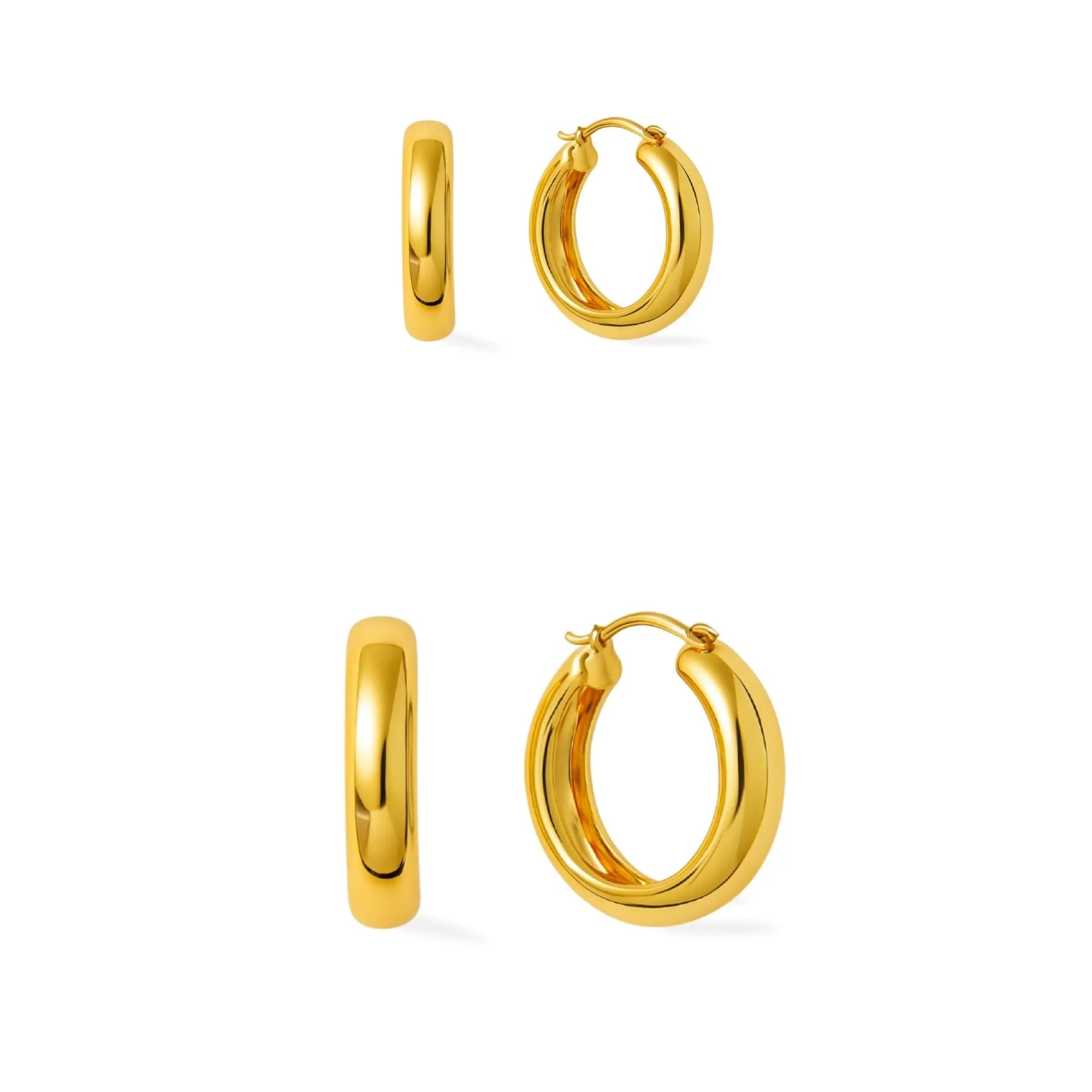 Waterproof Classy Hoops - Sunny Sunday