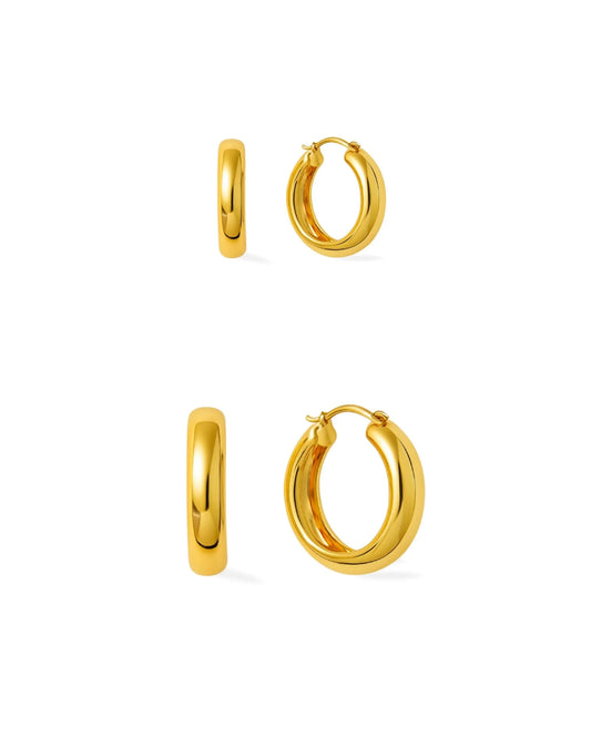 Waterproof Classy Hoops - Sunny Sunday