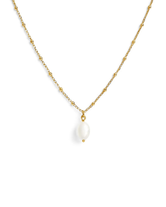 Waterproof Stella Pearl Necklace - Sunny Sunday
