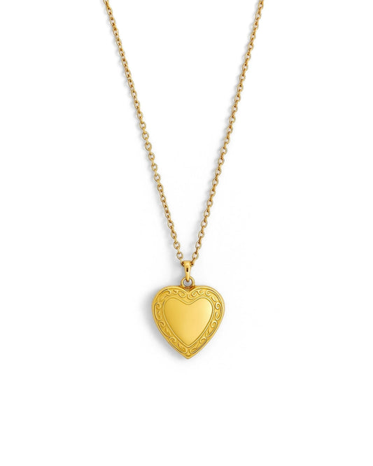 Waterproof Heart Locket Pendant - Sunny Sunday