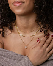 Waterproof Stella Pearl Necklace - Sunny Sunday