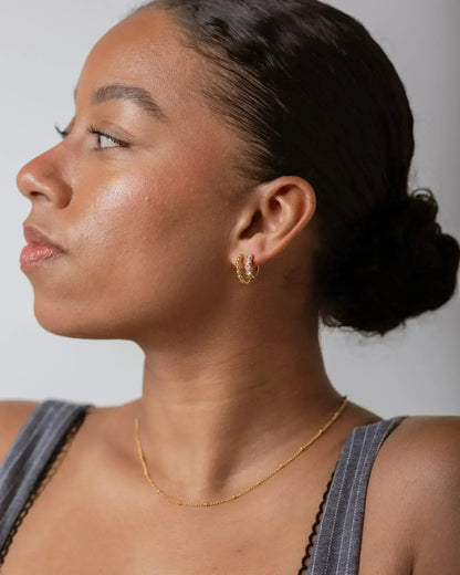 Waterproof Elise Hoops - Sunny Sunday