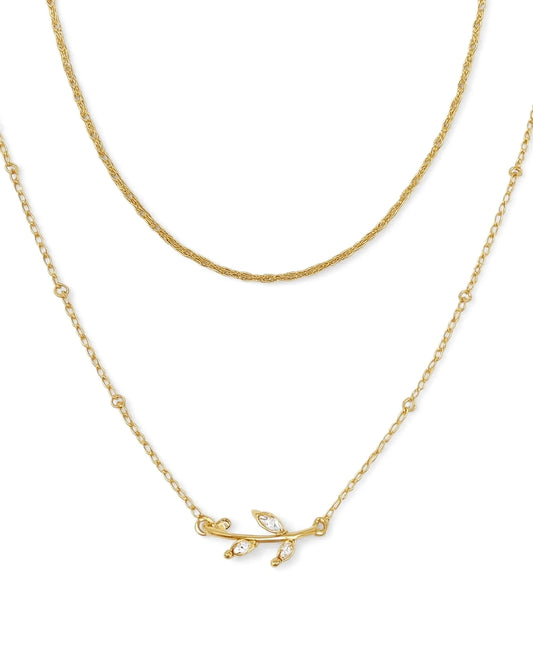 Waterproof Flora Layered Necklace - Sunny Sunday