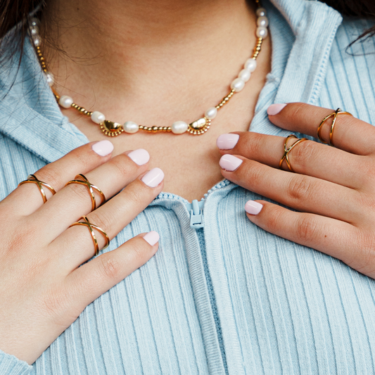 Bague croisée