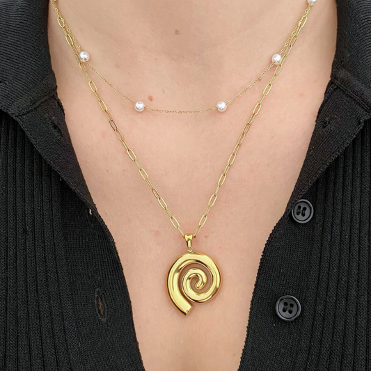 Swirl Necklace