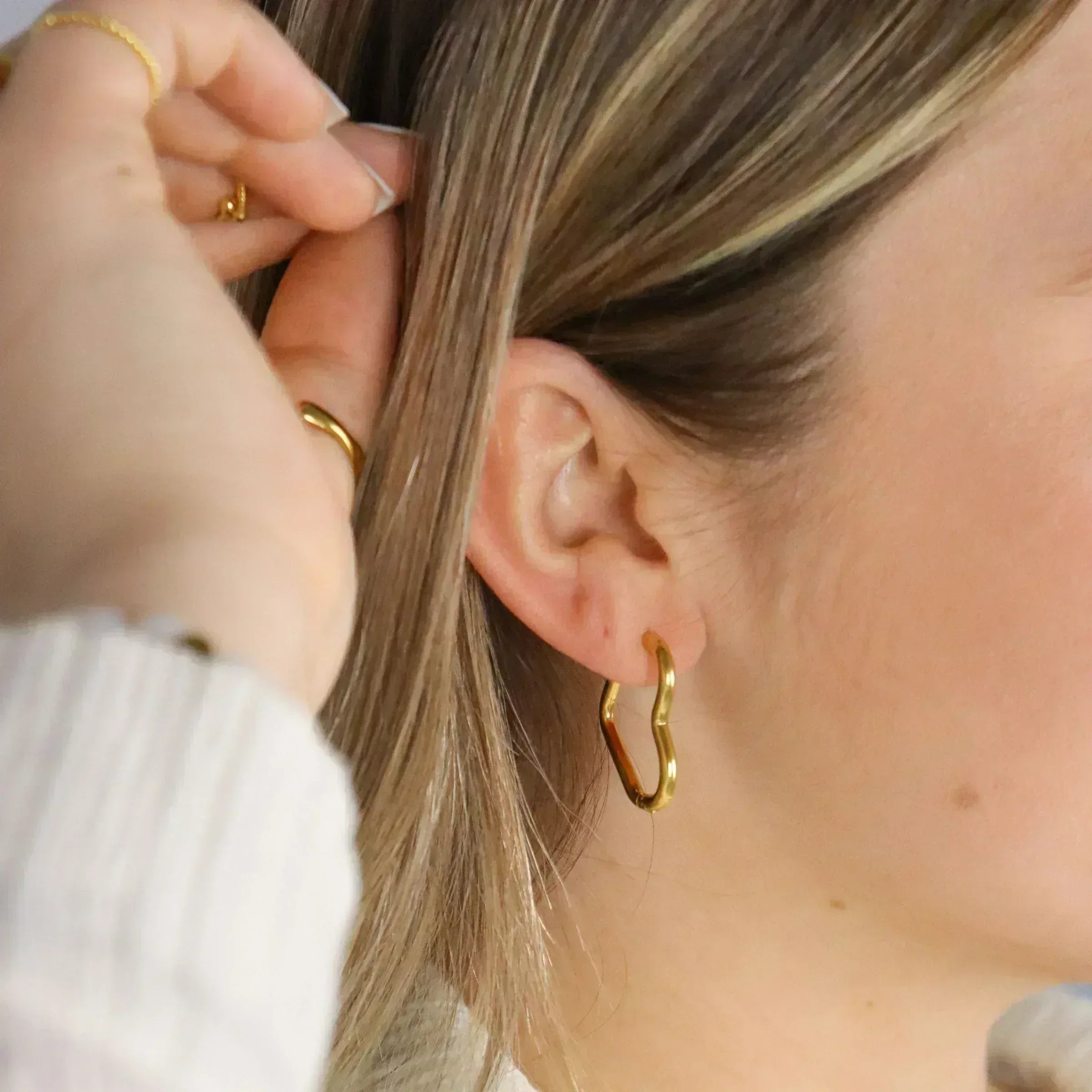 Waterproof Love At First Sight Earrings - Sunny Sunday