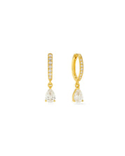 Waterproof Mia Drop Zircon Earrings - Sunny Sunday