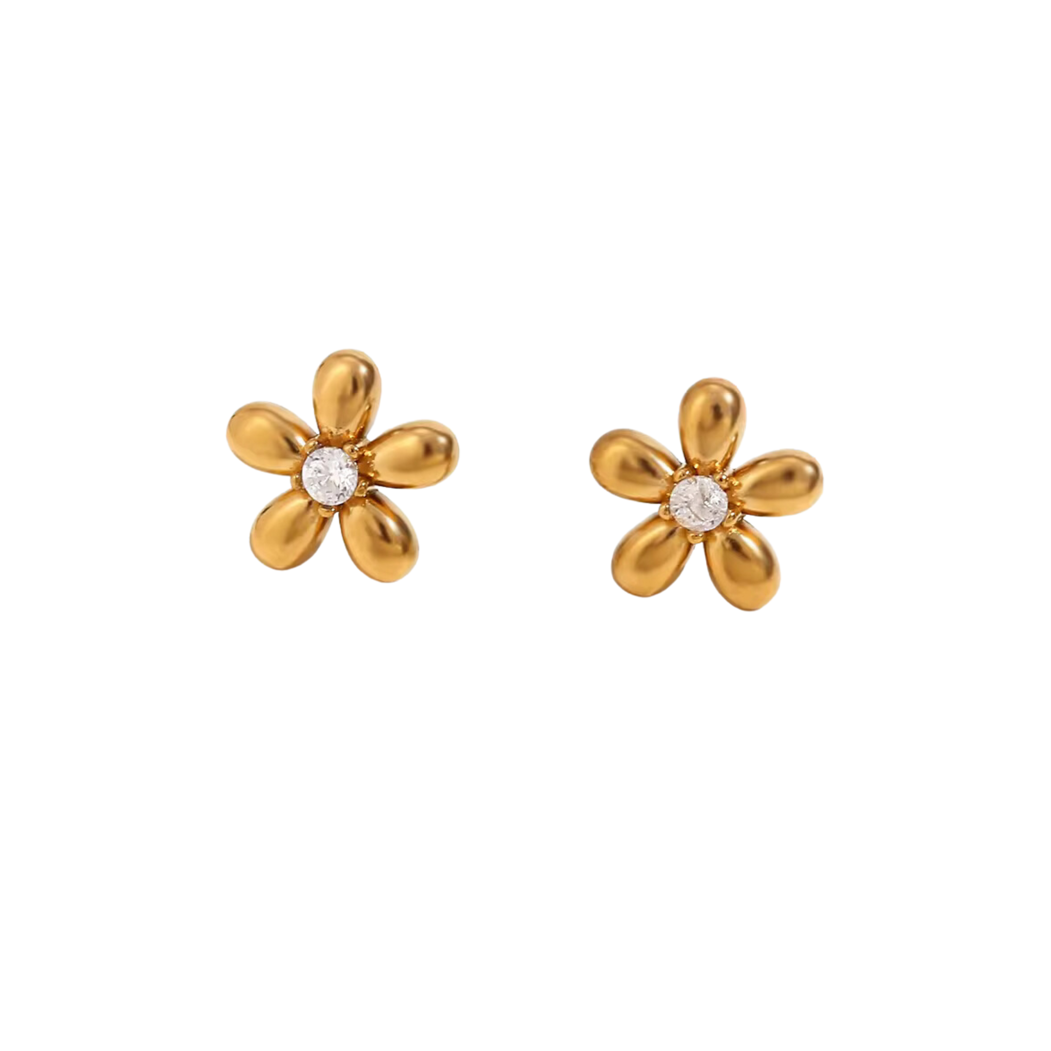 Boucles d'oreilles marguerite