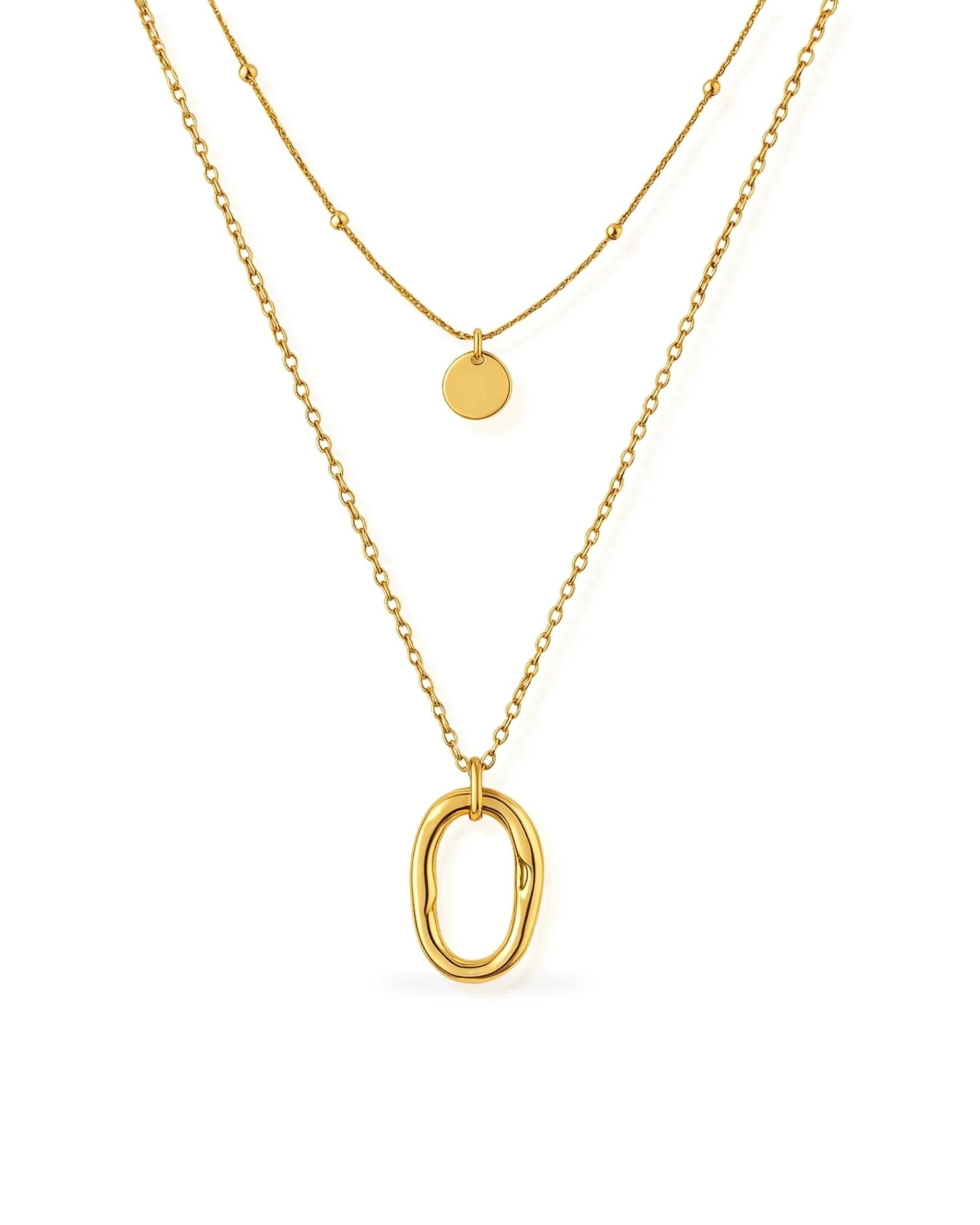 waterproof - Amalfi Layered Necklace - Sunny Sunday