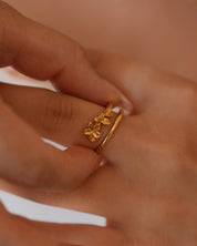 waterproof - Bloom Adjustable Ring - Sunny Sunday