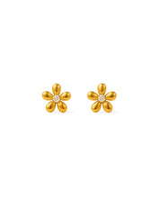 waterproof - Daisy Stud Earrings - Sunny Sunday