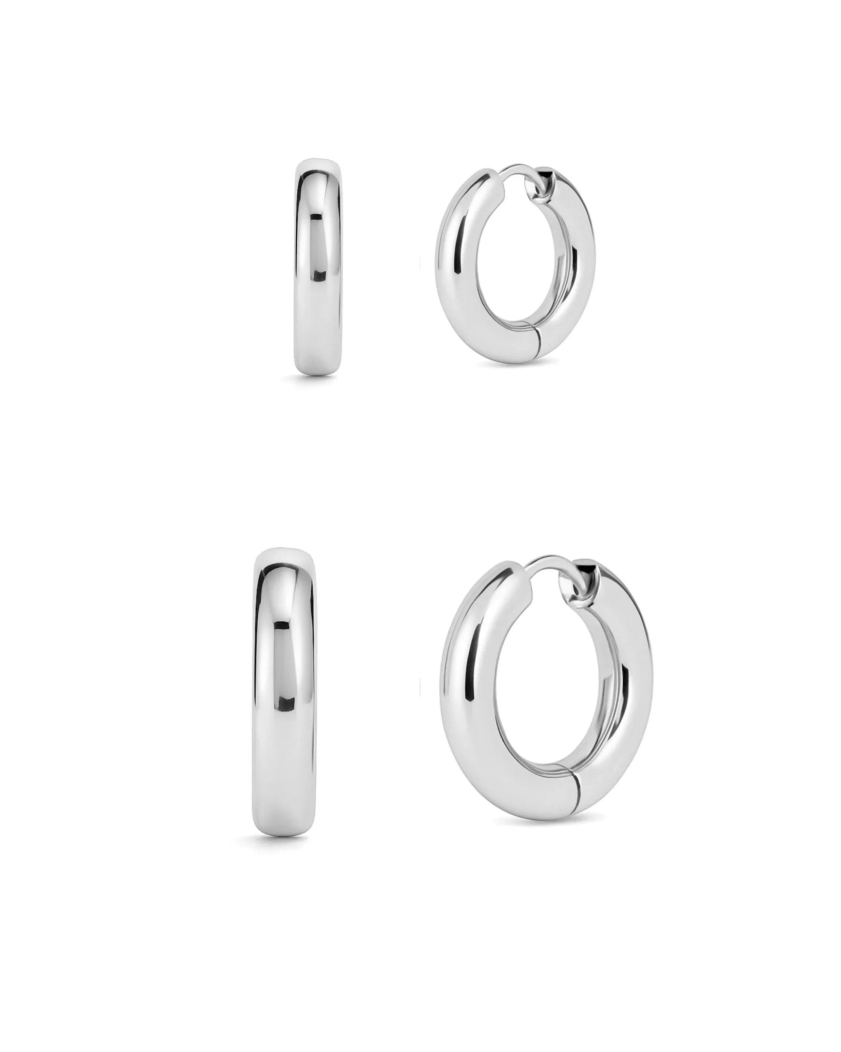 waterproof - Elsa Hoop Earrings - Sunny Sunday
