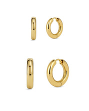 waterproof - Elsa Hoop Earrings - Sunny Sunday