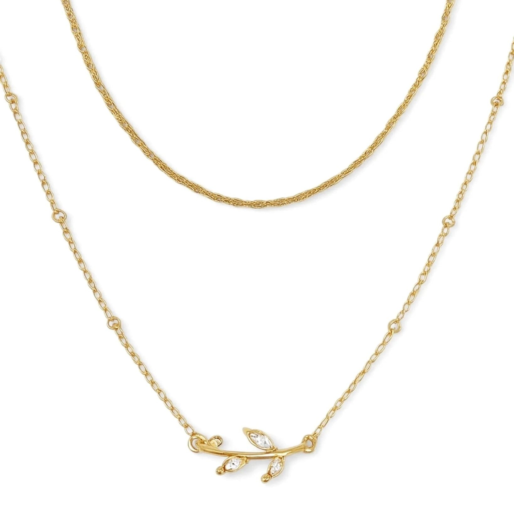 waterproof - Flora Layered Necklace - Sunny Sunday
