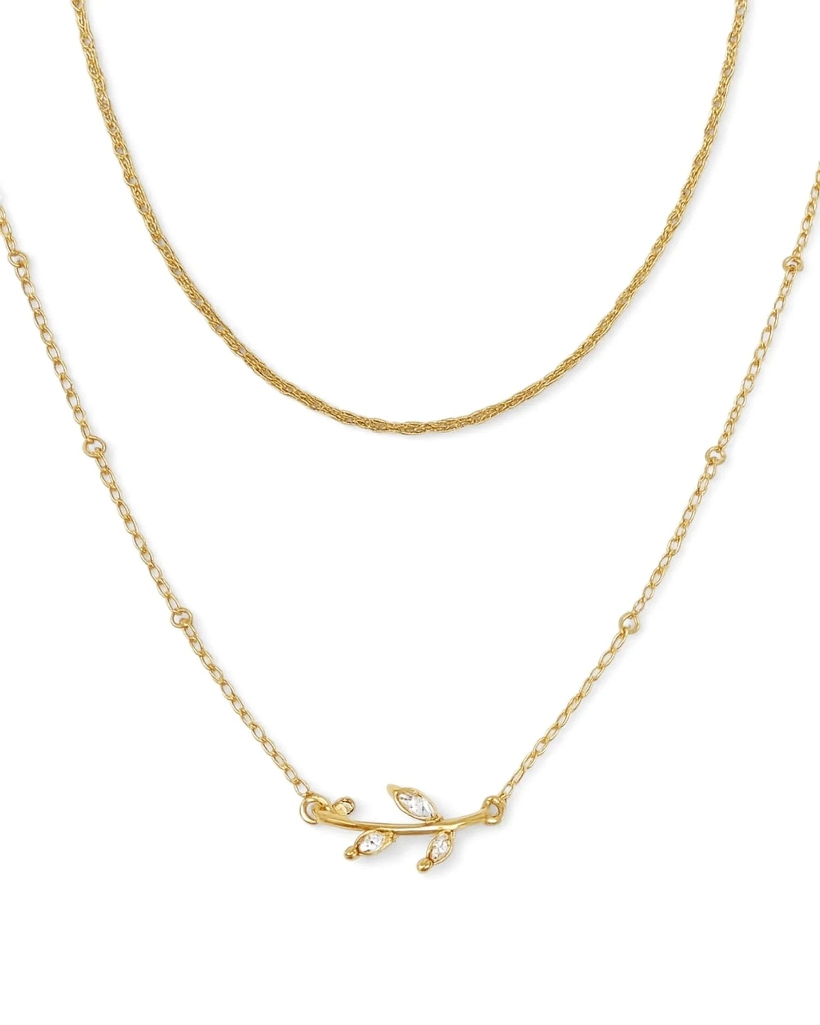 waterproof - Flora Layered Necklace - Sunny Sunday
