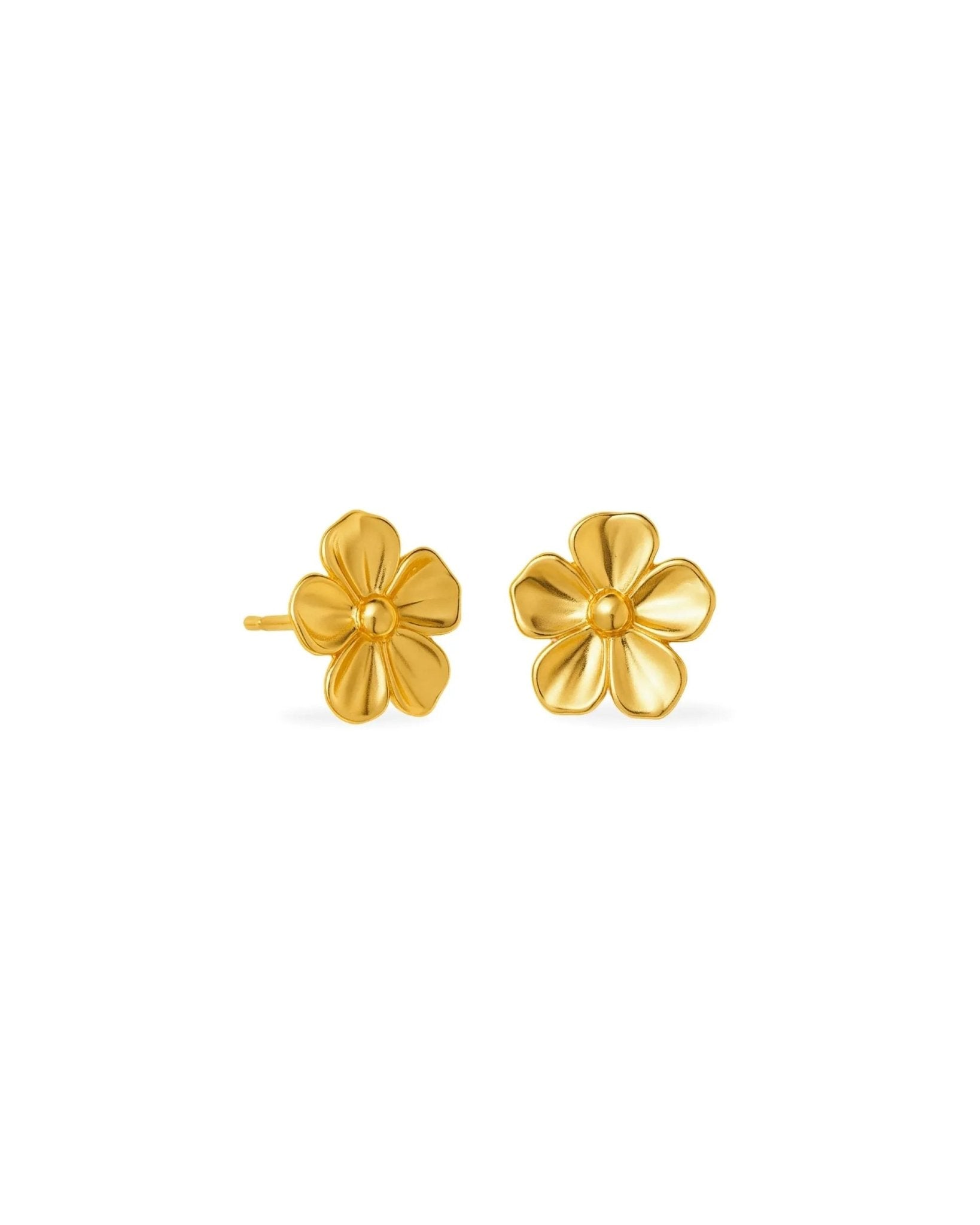 waterproof - Flower Girl Stud Earrings - Sunny Sunday