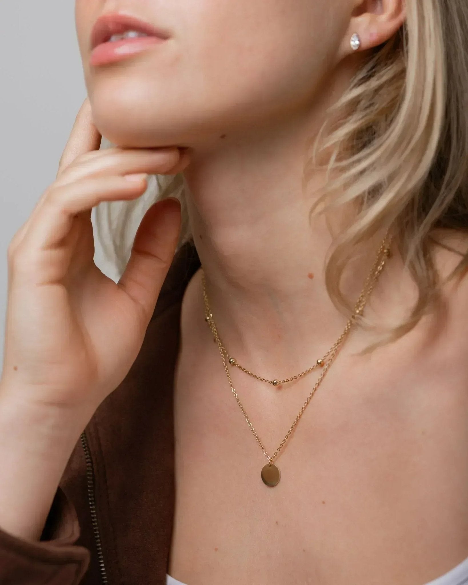 waterproof - Gabriella Layered Necklace - Sunny Sunday