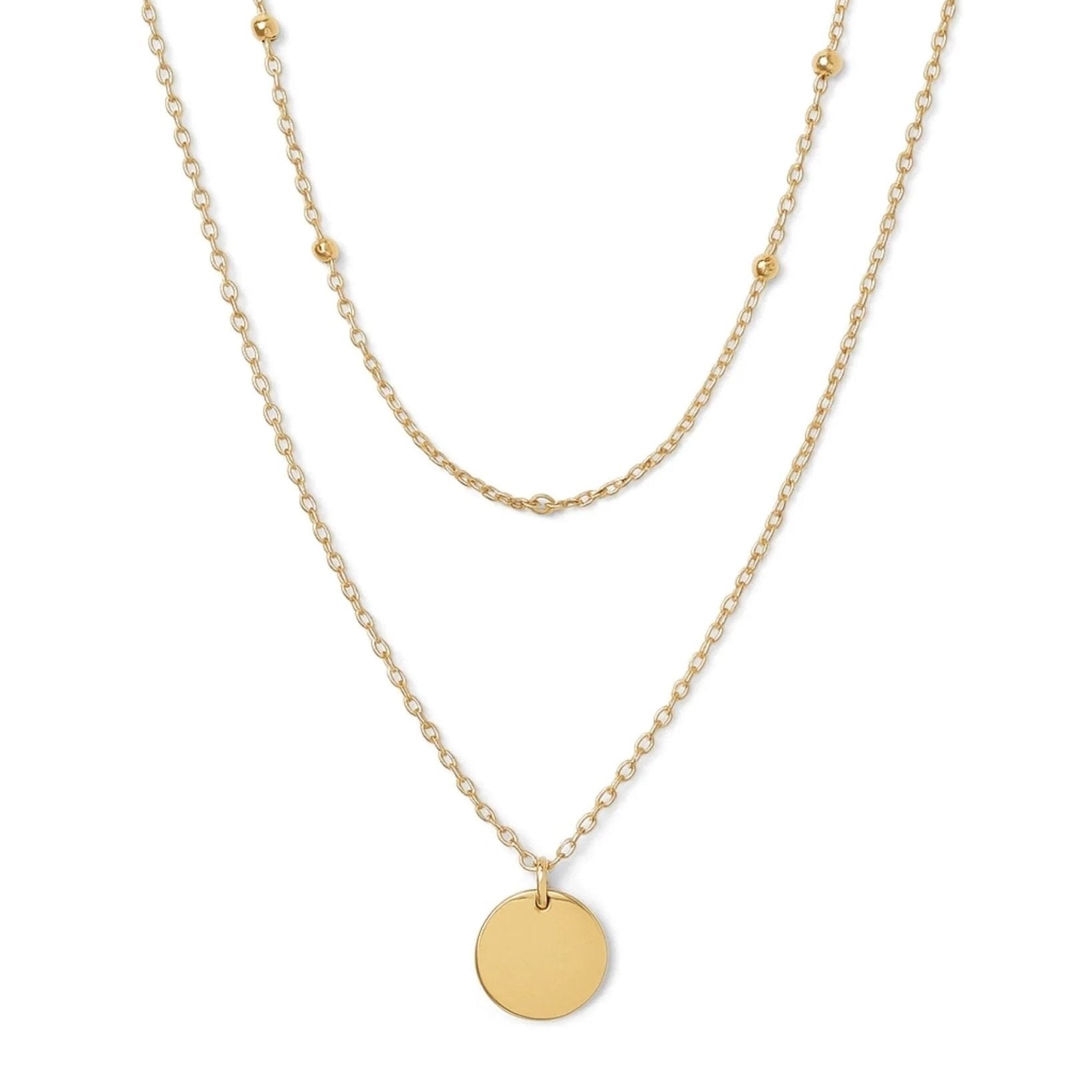 waterproof - Gabriella Layered Necklace - Sunny Sunday