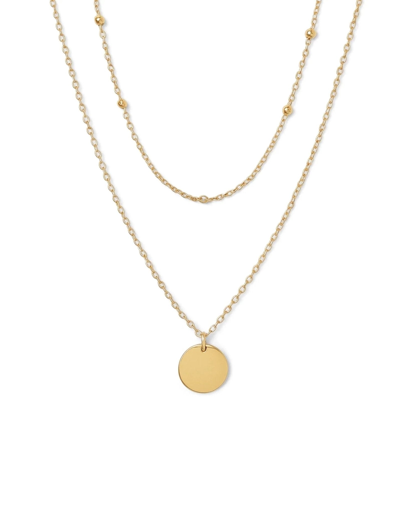 waterproof - Gabriella Layered Necklace - Sunny Sunday