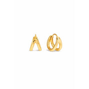 waterproof - Livy Double Hoop Earrings - Sunny Sunday