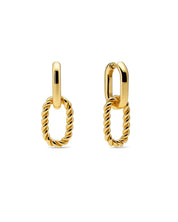 waterproof - Louisa Double Hoop Earrings - Sunny Sunday