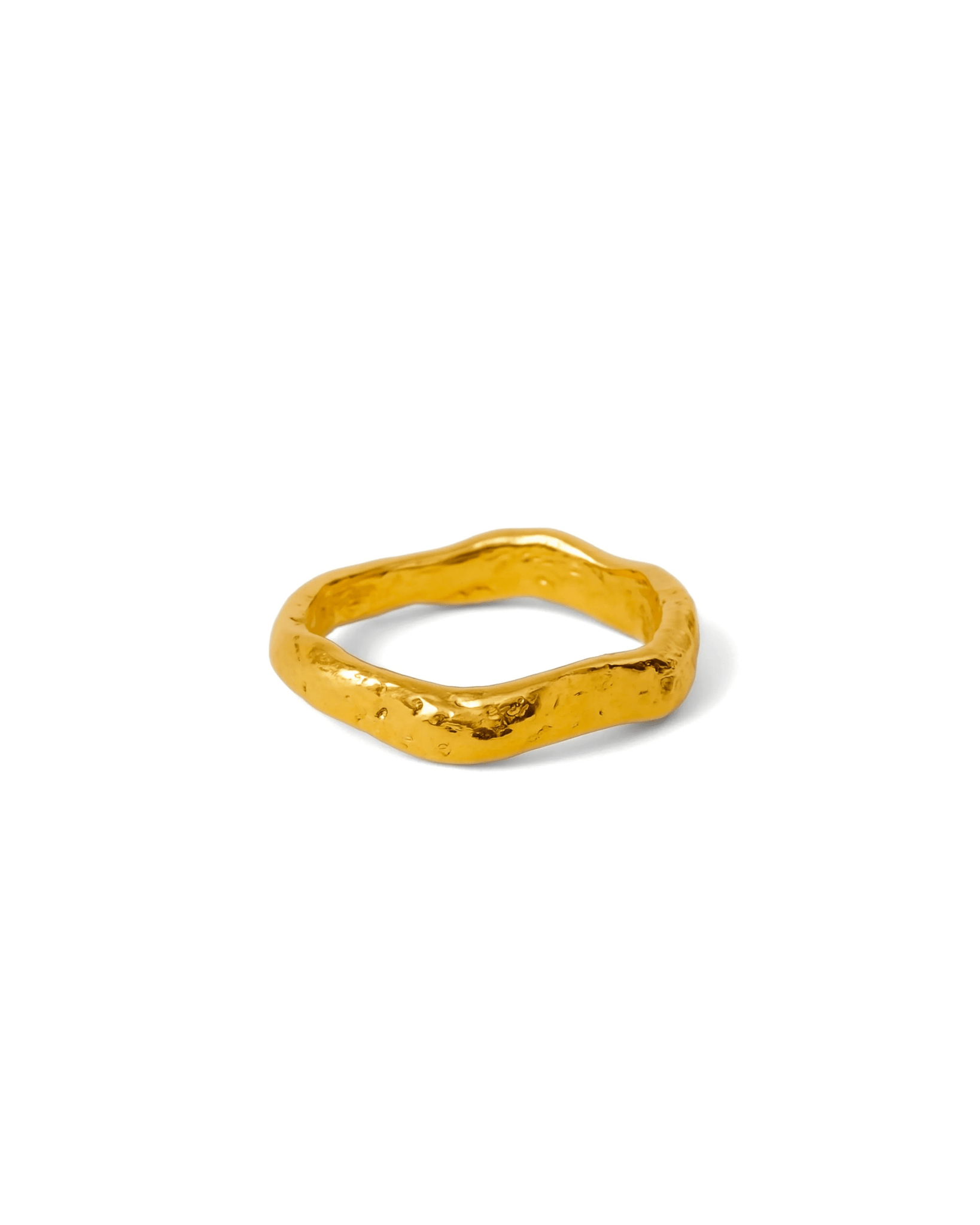 waterproof - Modern Wavy Ring - Sunny Sunday