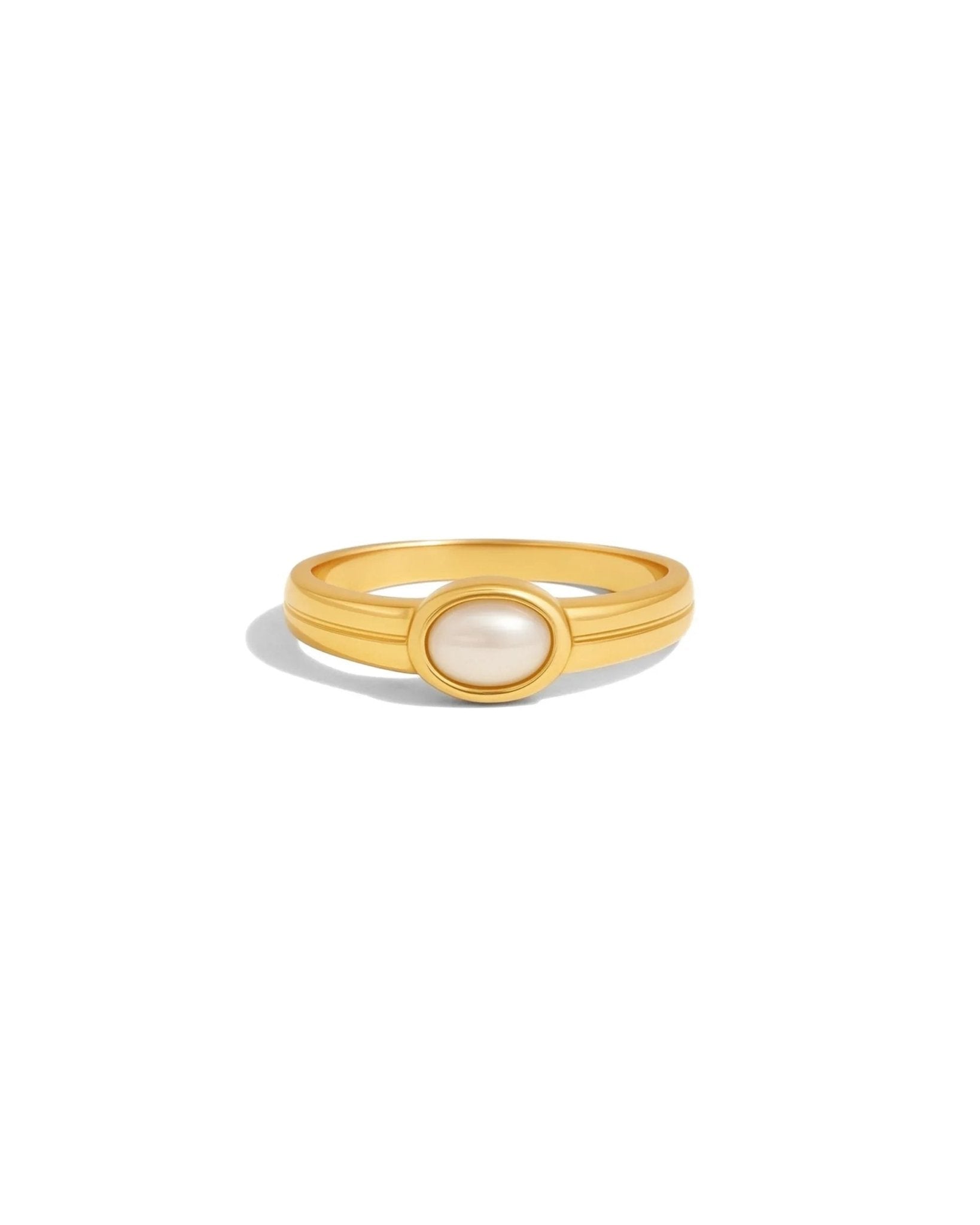 waterproof - Night Out Pearl Ring - Sunny Sunday