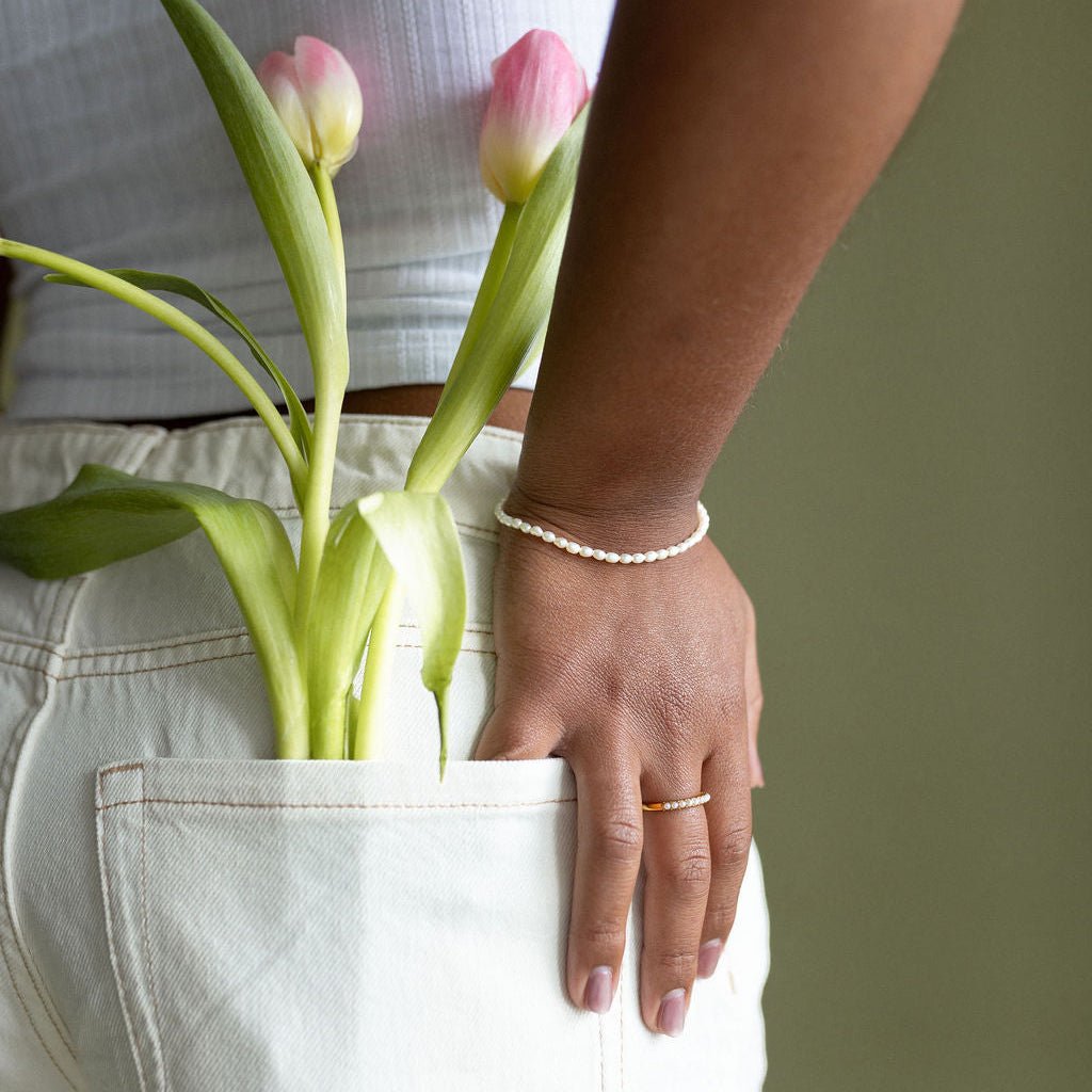 waterproof - Olivia Pearl Bracelet - Sunny Sunday